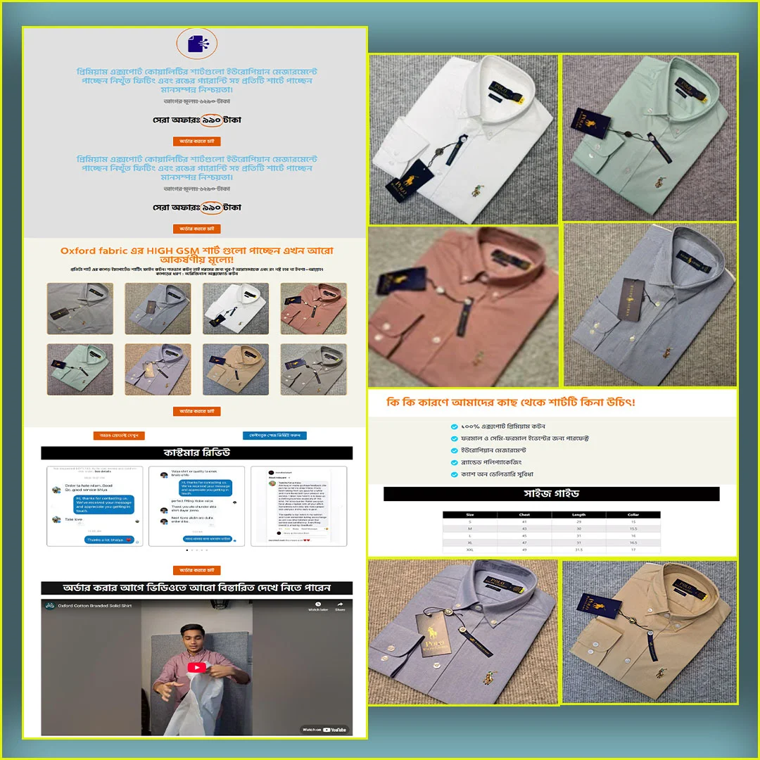 Shirt - Cartflows Landing Page Template